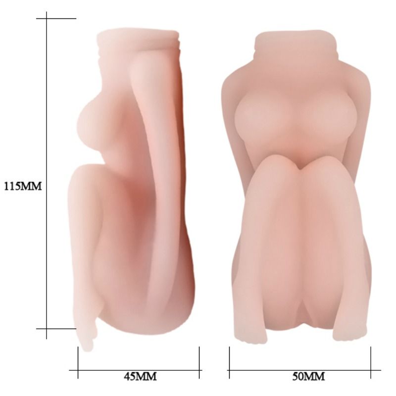 Masturbátor ve tvaru malého ženského těla rozměry